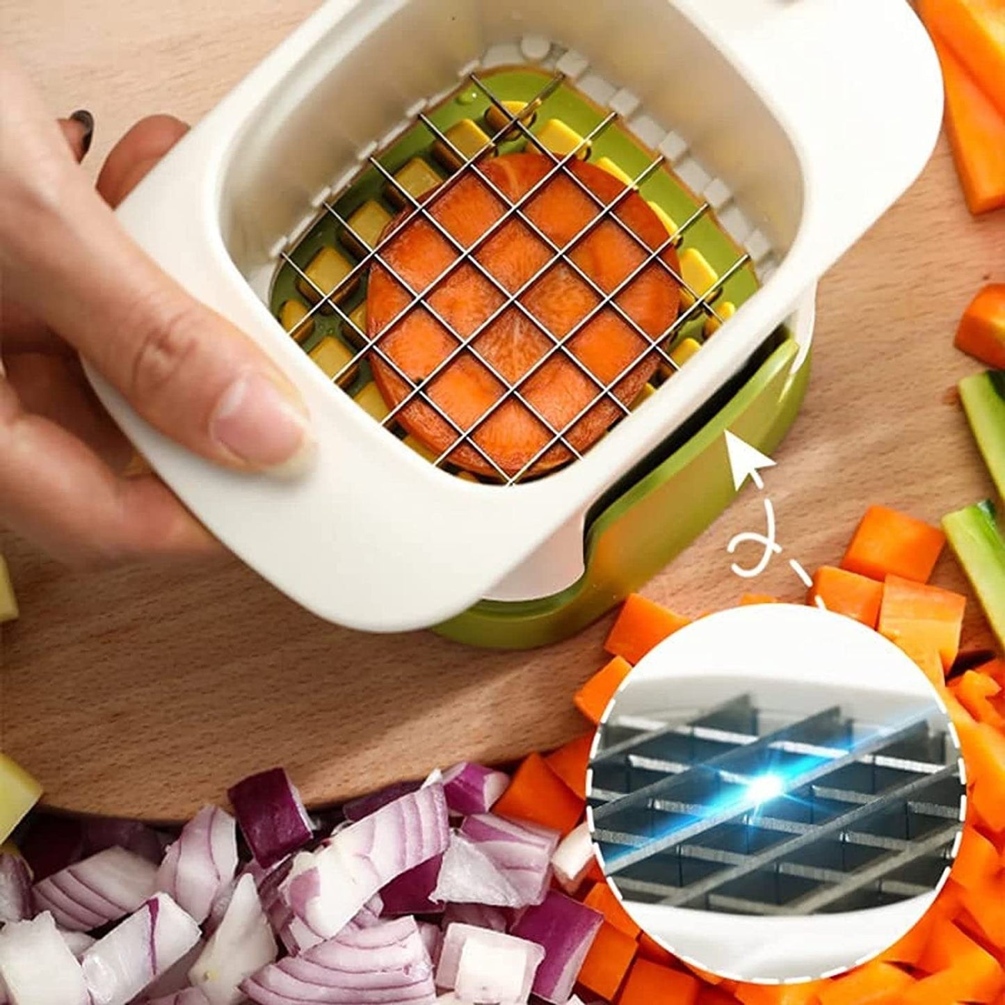 PICADOR MULTIFUNICONAL - COCINA FÁCIL Y RÁPIDO