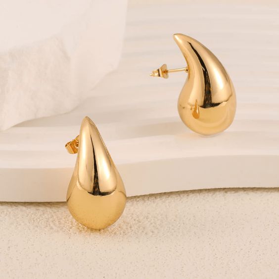 PENDIENTES EN FORMA DE GOTA - S