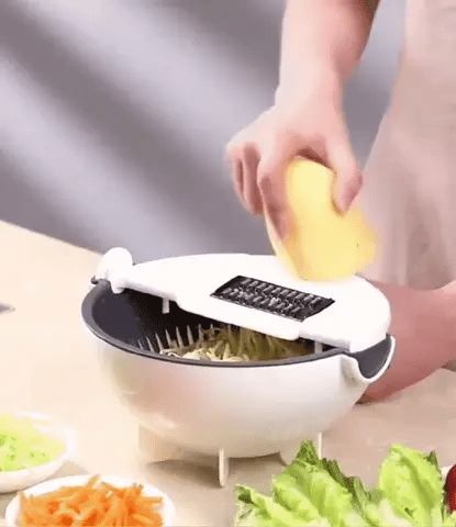 Recipiente rallador 9 en 1 cocina