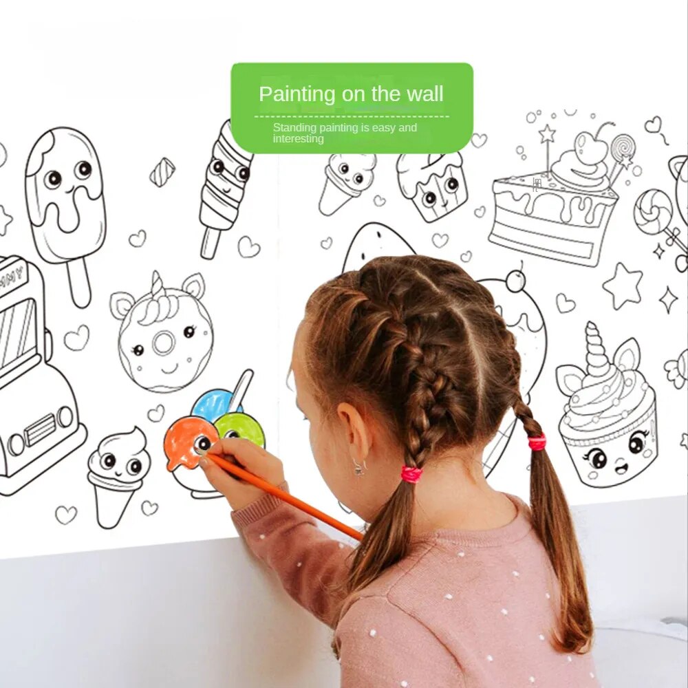 Papel de Dibujo para Niños Rollo Didactico