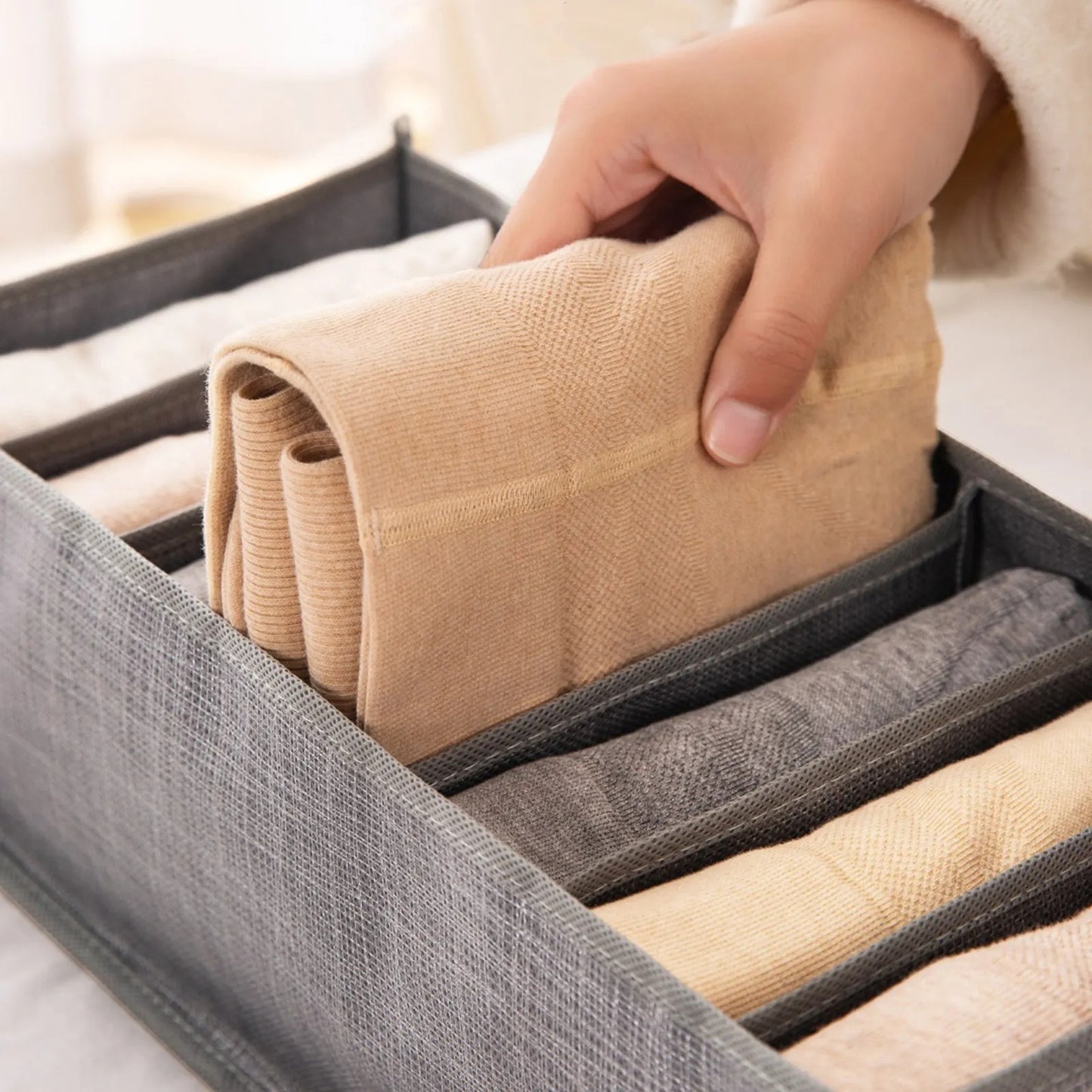 PACK X 3 ORGANIZADORES DE ROPA CON SEPARADORES
