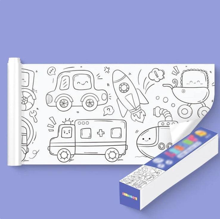 Papel de Dibujo para Niños Rollo Didactico