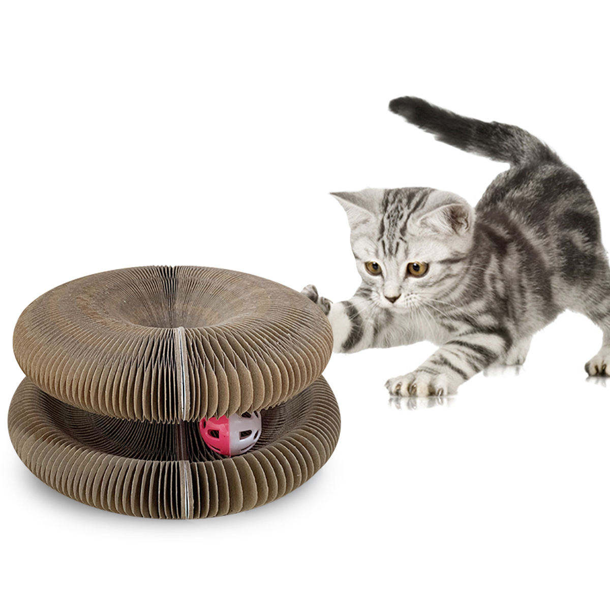 Rascador para gatos con órgano mágico