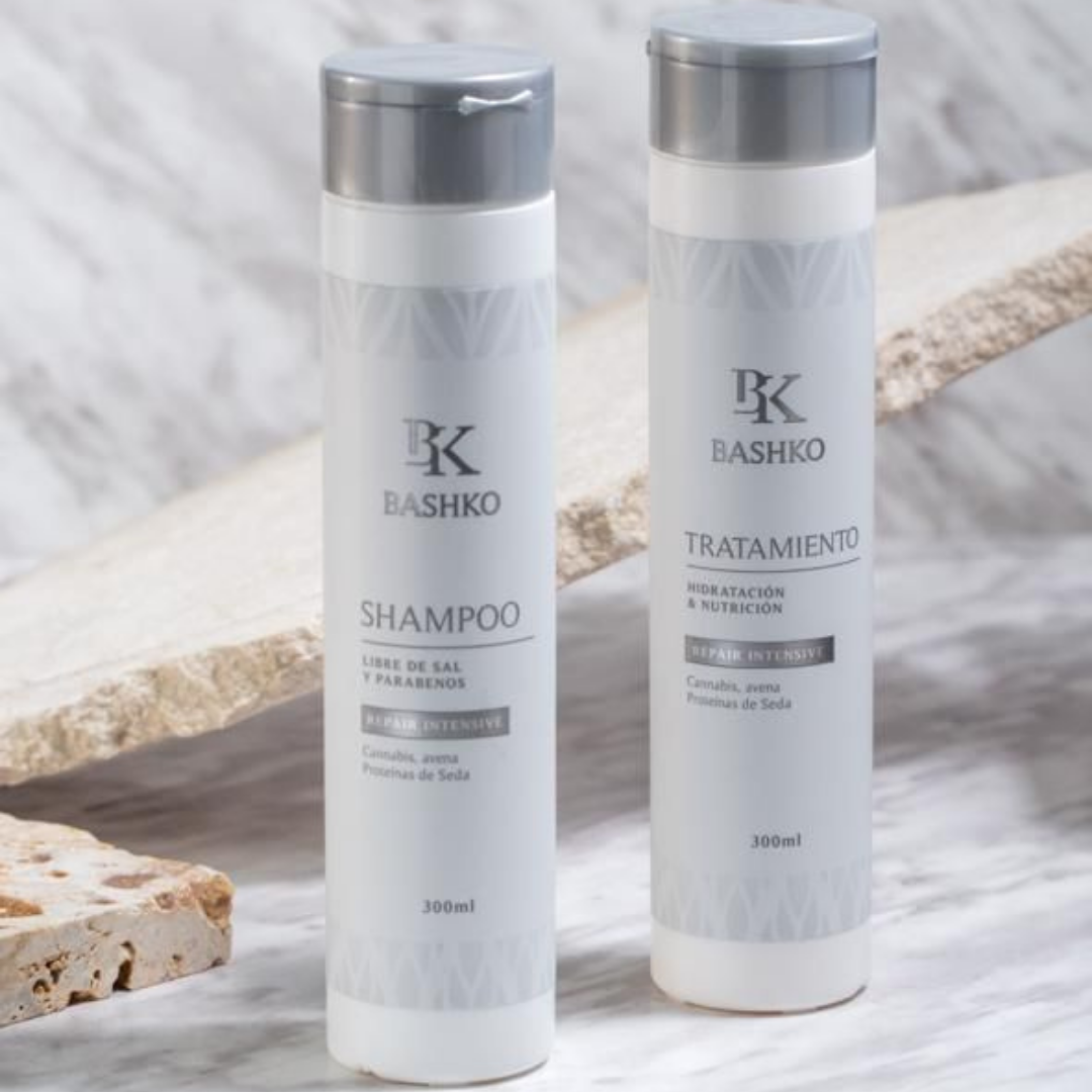 Kit Bashko (Shampoo + Tratamiento + Tónico con minoxidil)