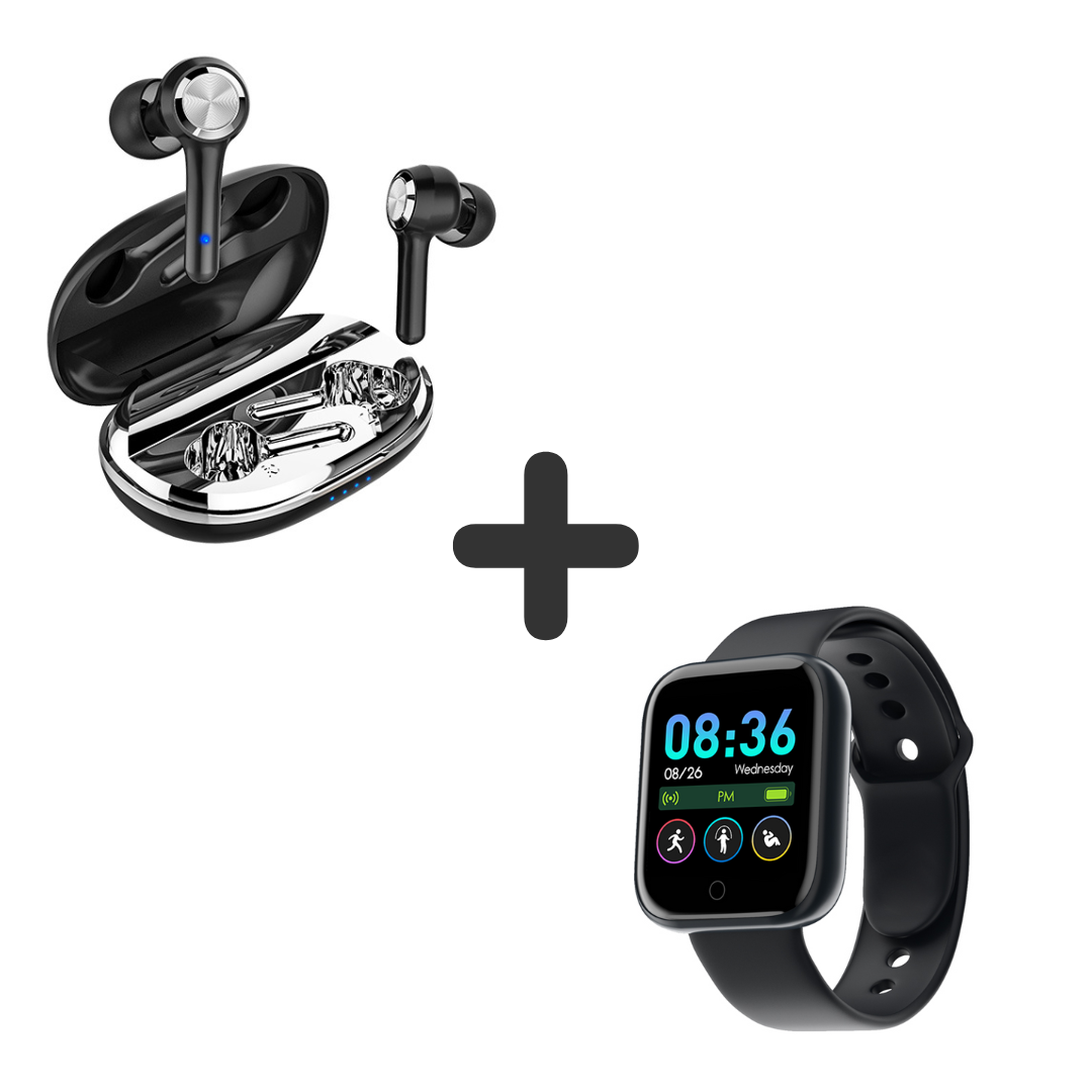 COMBO AUDÍFONOS LS508 + SMARTWATCH Y68