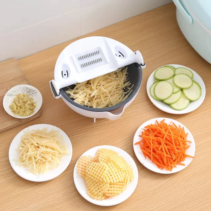 Recipiente rallador 9 en 1 cocina