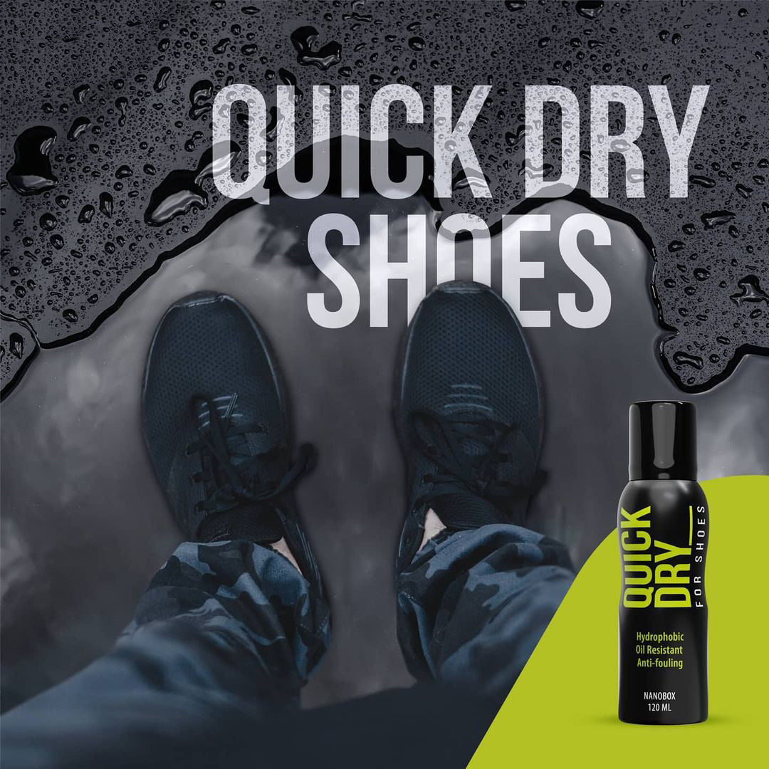 QUICK DRY - IMPERMEABILIZANTE PARA ZAPATOS Y ROPA