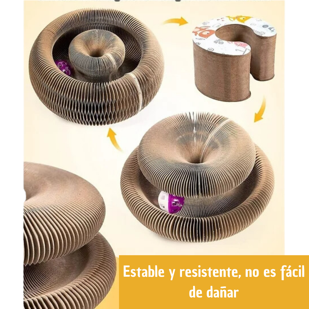 Rascador para gatos con órgano mágico