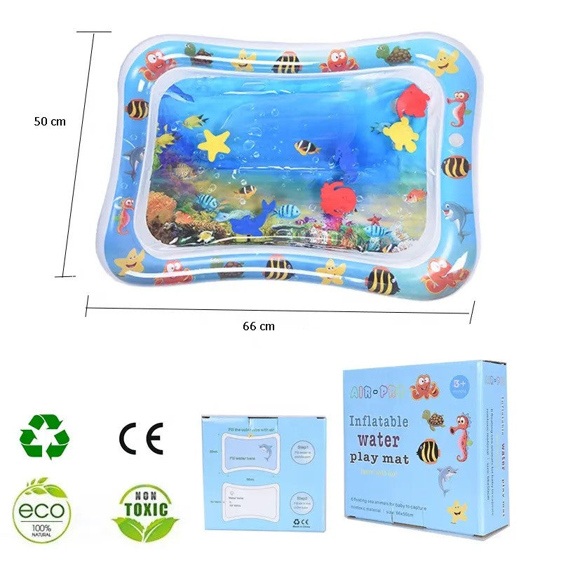 Colchoneta inflable premium de agua para bebés