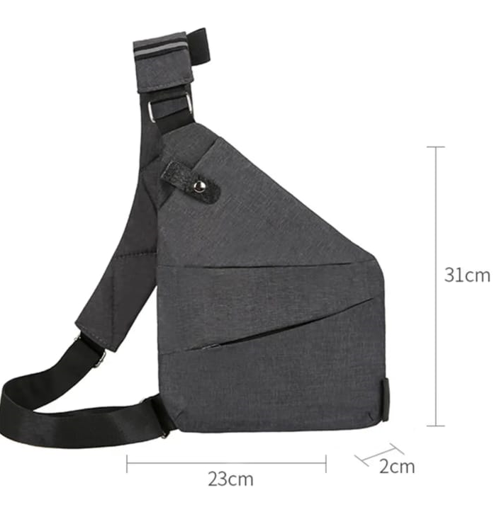 Morral ultra delgado de gran capacidad
