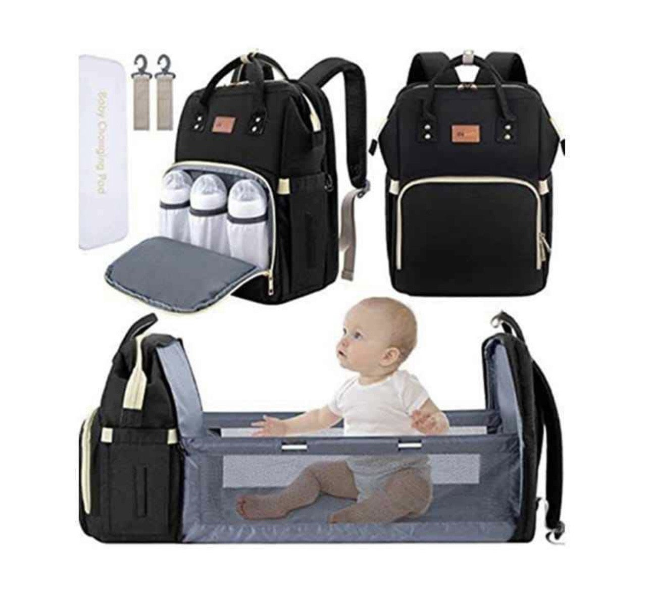 BabbleRo™ Pañalera y Cuna Portátil
