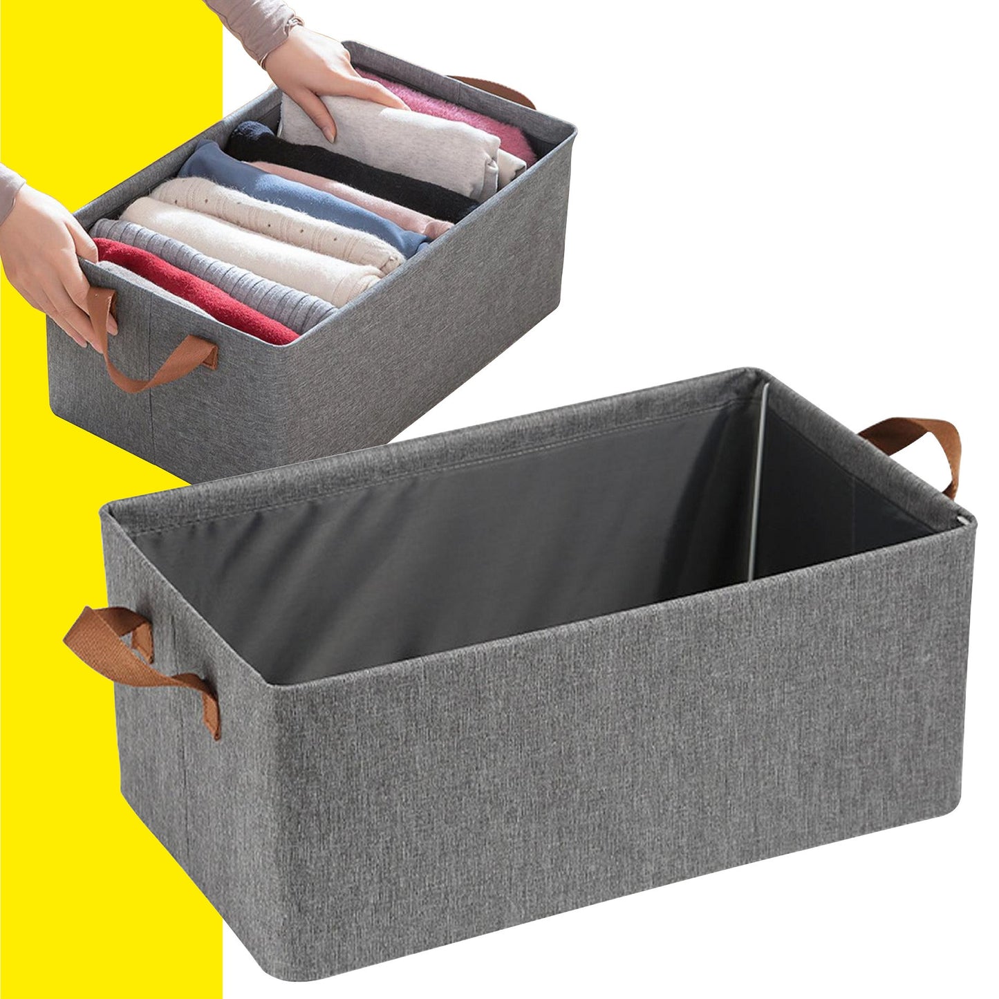 Canasta Caja Organizador Rigido Plegable