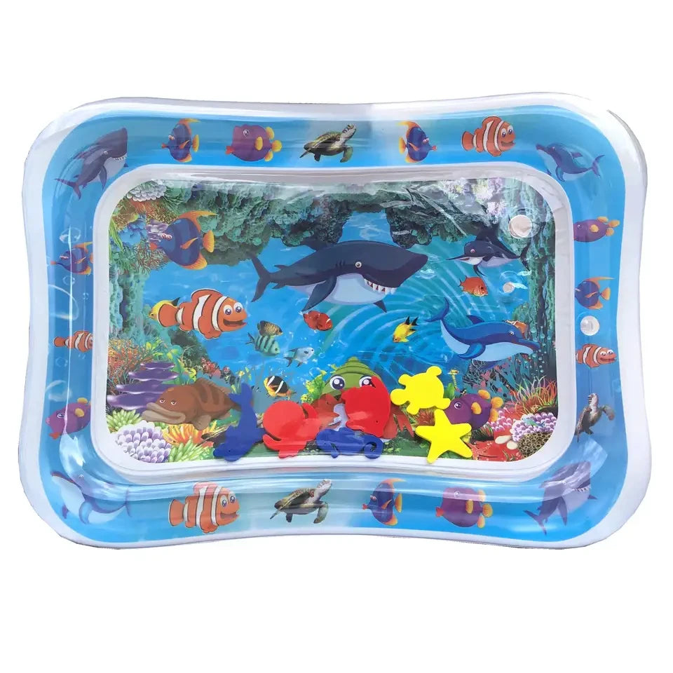 Colchoneta inflable premium de agua para bebés