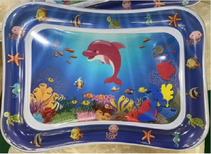 Colchoneta inflable premium de agua para bebés