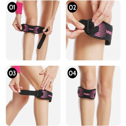 🔥Correa de rodilla rotuliana para aliviar el dolor: ideal para correr, rodilla de saltador y tendinitis