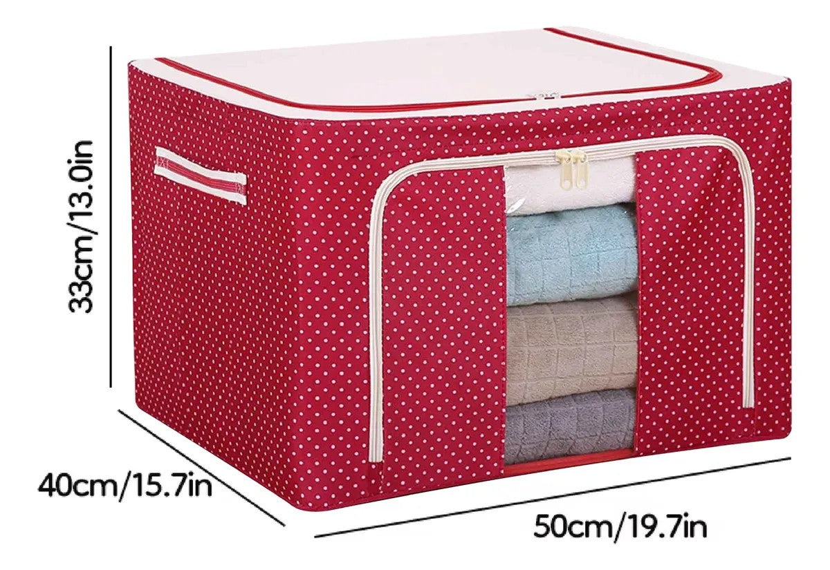 🔥PAGA 2 LLEVA 3🔥 Organizador XL  de Gran Capacidad 90L con soporte de varillas