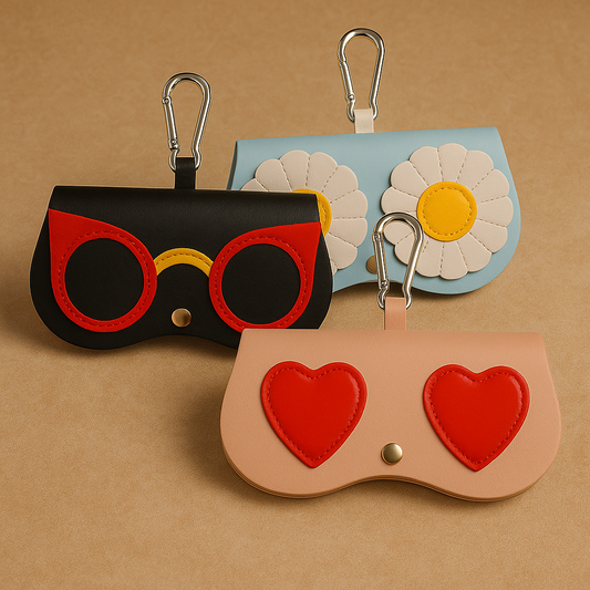 ✨Portagafas De Cuero Suave 👓️