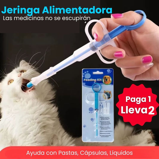 JERINGA ALIMENTADORA DE MEDICINA PARA MASCOTAS