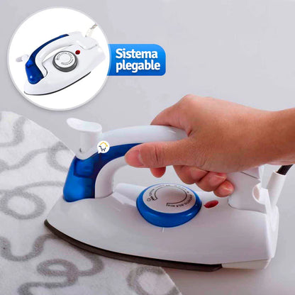 Mini Plancha Viajera Para Ropa, Plegable