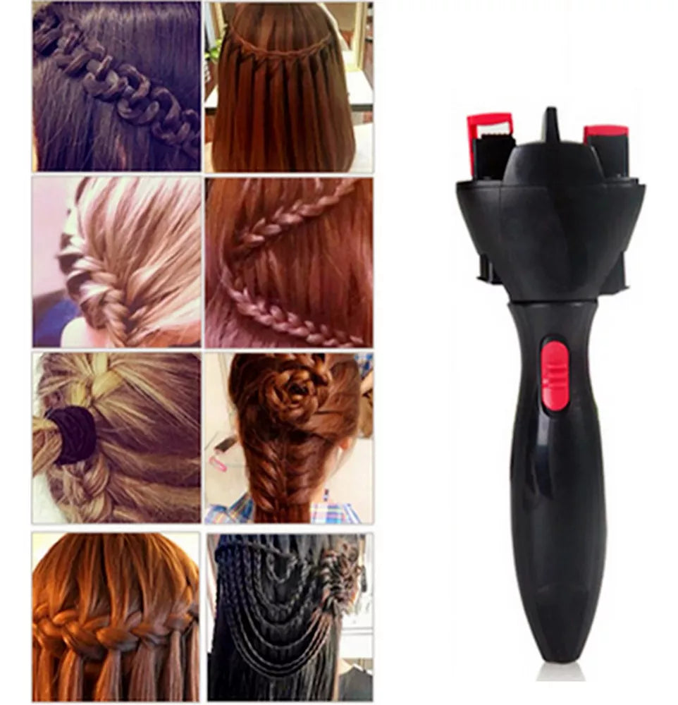 Maquina trenzadora, trenzas
