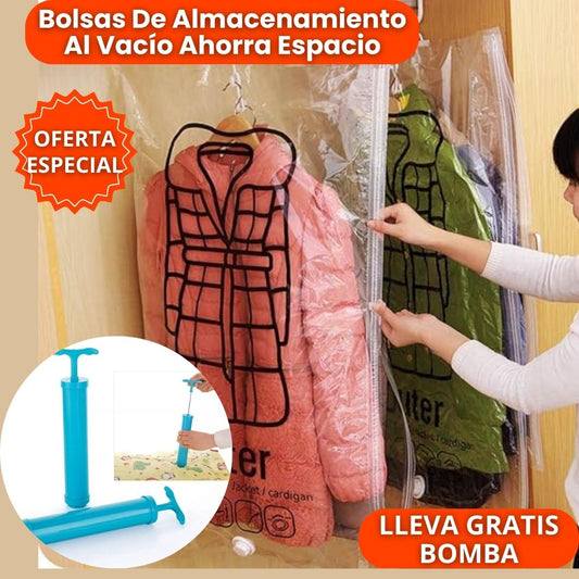 BOLSA DE COMPRESION AL VACIO AHORRA ESPACIO
