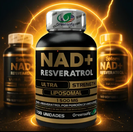 Suplemento NAD+ para antienvejecimiento y regeneración celular 1500mg