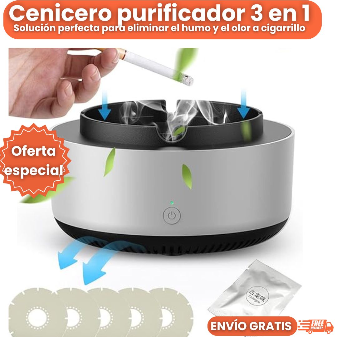 Cenicero Purificador Automático