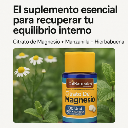 Citrato de Magnesio x100 Cápsulas