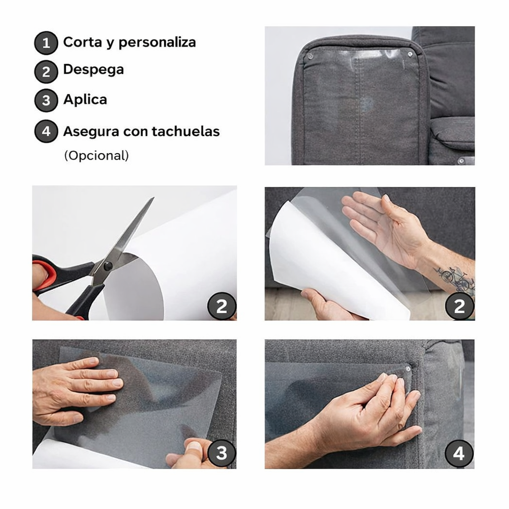🔥COMPRA 3 LLEVA 5🔥 Protector anti-rasguños  transparente para muebles