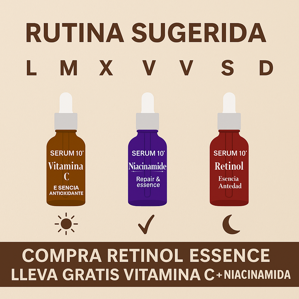 Retinol Essense GRATIS Niacinamida + Vitamina C