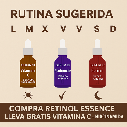 Retinol Essense GRATIS Niacinamida + Vitamina C