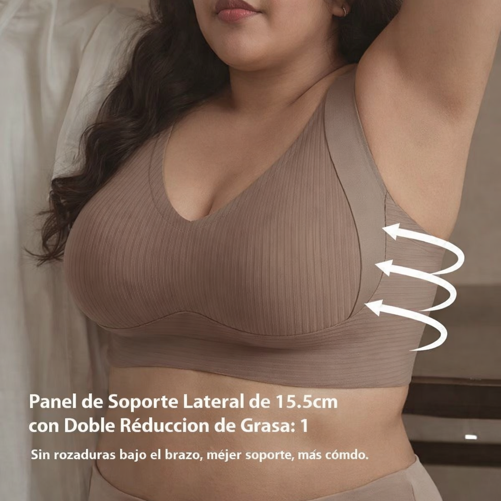 💗Sujetadores Inalámbricos de Gelatina para Mujeres Talla Grande con Soporte Sin Costuras Cobertura Completa