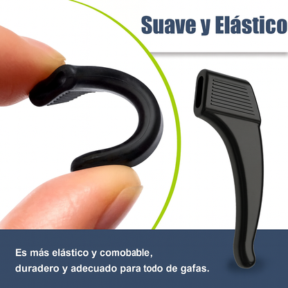 14 pares de ganchos antideslizantes para las orejas de las gafas