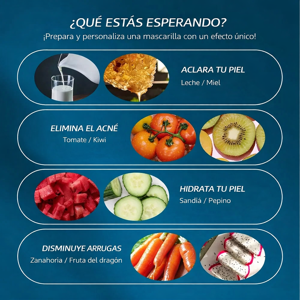 🔥HOT SALE 50% OFF 🔥 Máquina para Hacer Mascarillas Faciales Naturales en Casa. V2.0