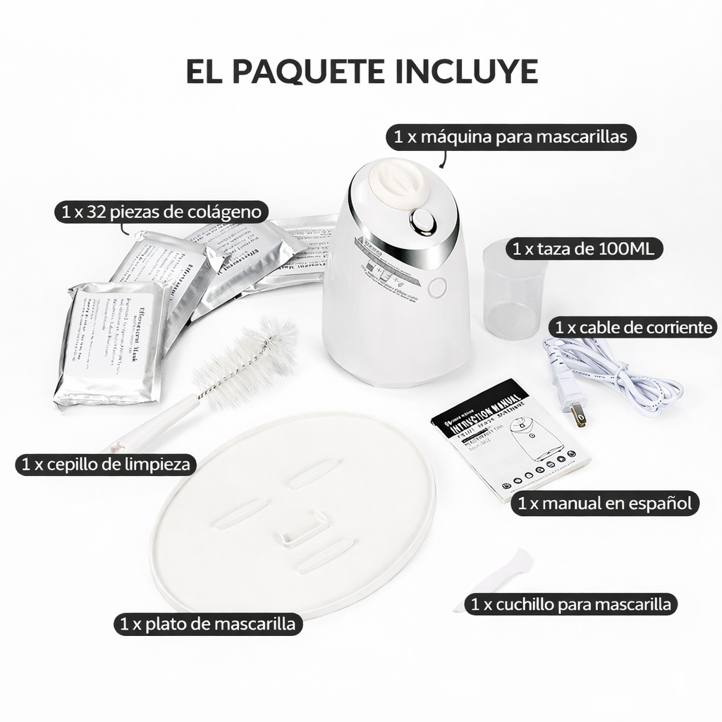 🔥HOT SALE 50% OFF🔥 Máquina para Hacer Mascarillas Faciales Naturales en Casa