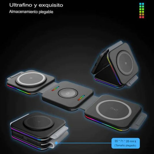 CARGADOR 3 EN 1 PLEGABLE PREMIUM®