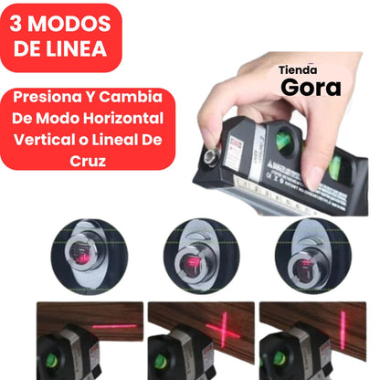 Metro Láser Digital 4 en 1 Multipropósito