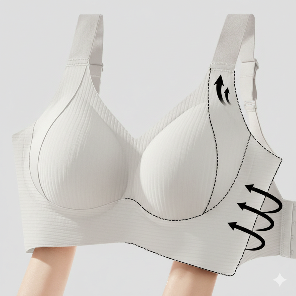 💗Sujetadores Inalámbricos de Gelatina para Mujeres Talla Grande con Soporte Sin Costuras Cobertura Completa