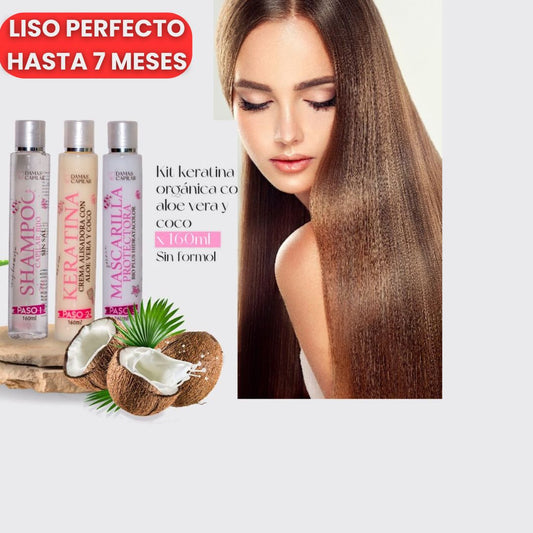 KERATINA ORGANICA 7 MESES DE UN LISO PERFECTO