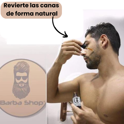 Tónico para oscurecer la barba