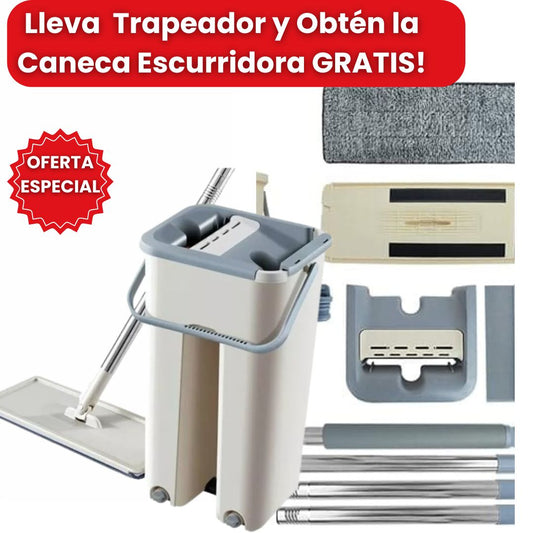 Trapeador Escurrible Limpieza Facil