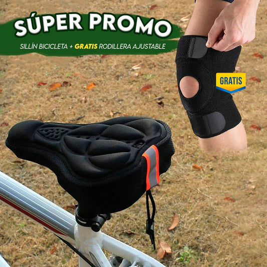Sillín Forro bicicleta+ Rodillera CFAT06