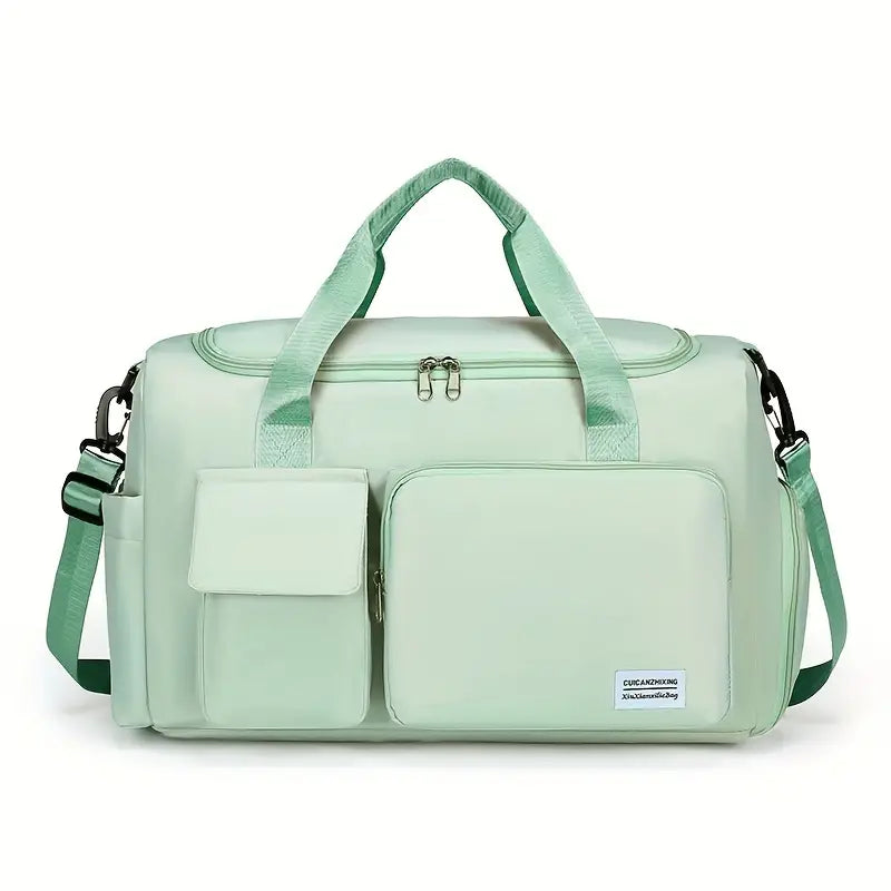 COMBO BOLSO VIAJERO + KIT  Botellas De Viaje 11 Piezas