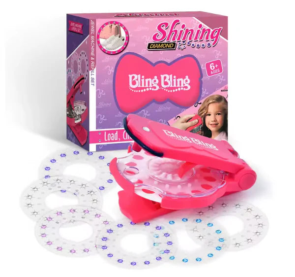 ✨2025 Juego de sellos para joyas de cabello DIY 1 juego de diamantes brillantes herramienta de peinado del cabello
