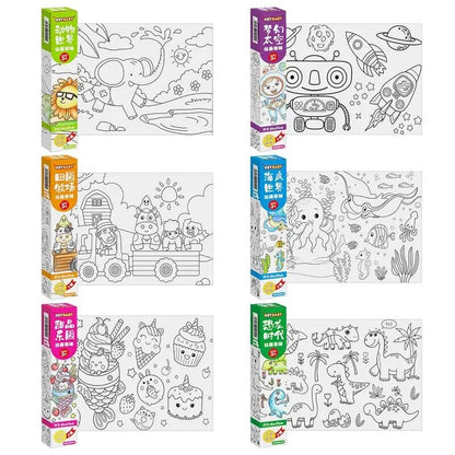 Papel de Dibujo para Niños Rollo Didactico