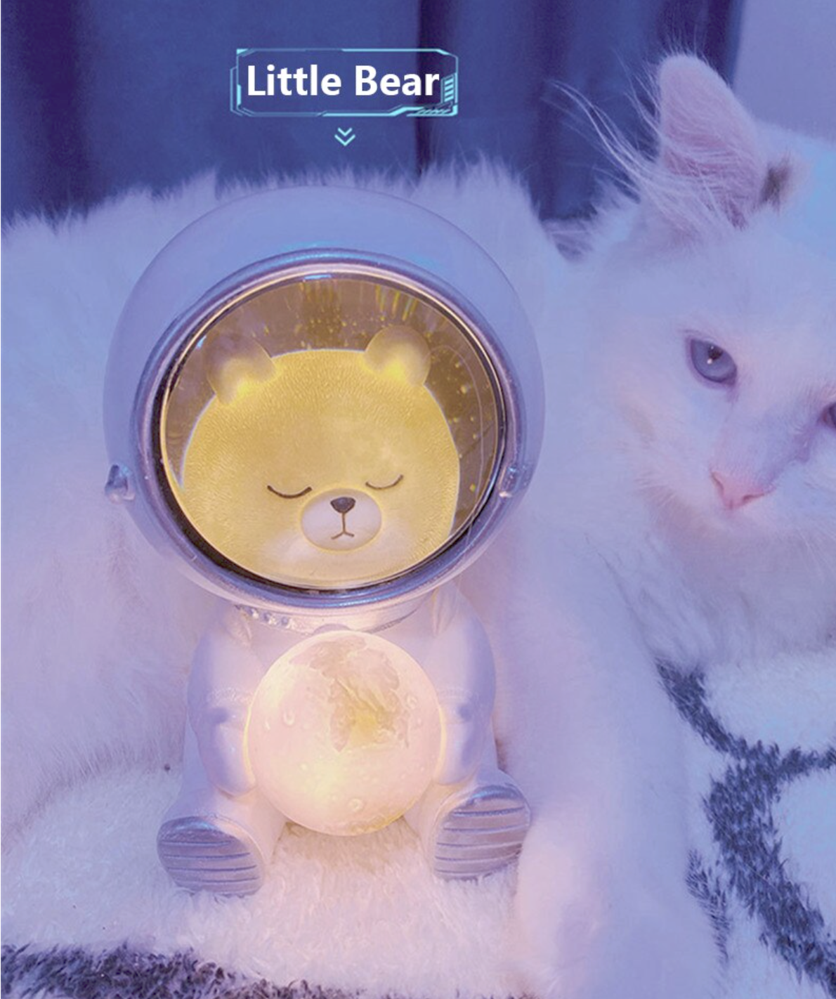 Galaxia Felina Iluminación