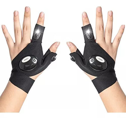 Guantes con LEDs impermeables