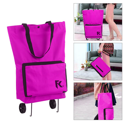 Carrito plegable con ruedas - capacidad 32 Lt.