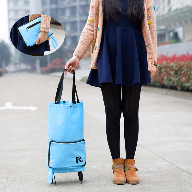 Carrito plegable con ruedas - capacidad 32 Lt.
