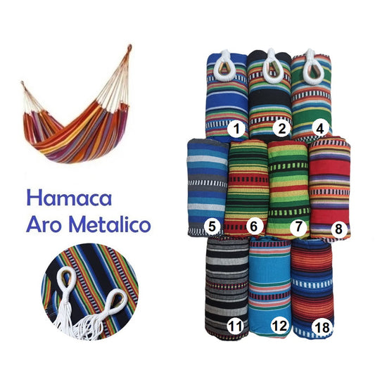 Relaxia ™ HAMACA 3 METROS CON GANCHO DE ACERO